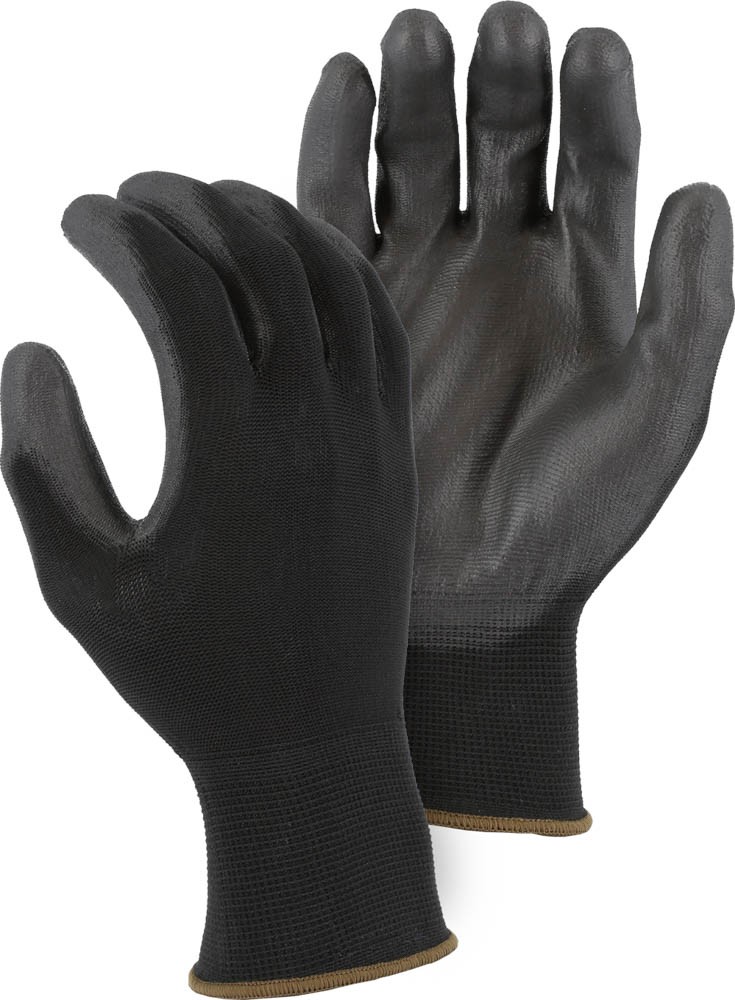 3432A - Majestic® 13-Guage polyurethane palm coated 13-gauge seamless knit gloves